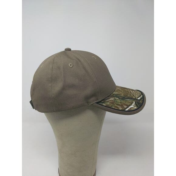 Cargill Camo & Brown Strapback Hat Embroidered Logo Spell Out K Products Cap - Picture 5 of 11